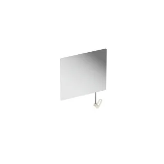 Hewi S 801 Kippspiegel 801.01B10099 600x540x6mm, mit Seilumlenkung, matt, reinweiß