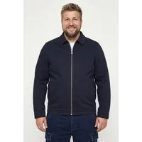 Men Plus Funktionsjacke Jeansjacke Denim Zipper 2 Taschen