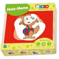Trötsch Verlag Spiel Bobo Siebenschläfer - Holzmemo (5er-VE)