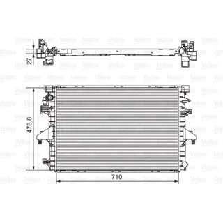 Valeo Motork?hler VW Transporter T5 2,0 FSI