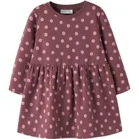Name It Sweatkleid NMFDAVINA LS SWEAT BRU DRESS NOOS im tollen Alloverprint
