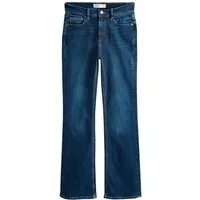 Next Bootcut-Jeans Bootcut Stretchjeans, mittelhoher Bund, Kurzgröße (1-tlg)