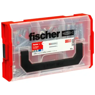 Fischer FixTainer Box - Hohlraumdübel DuoHM mit Panhead-Schraube, TX - 572927