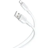 XO Kabel NB212 USB - iPhone-Anschluss 1,0 m 2,1A weiß Smartphone-Kabel