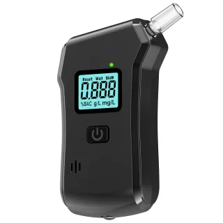 Breathalyzer, Professional-Grade Accuracy Alcohol Tester with USB Rechargeable, Portable Breathalyzer with LCD Digital D
