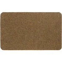 matches21 HOME & HOBBY Fußmatte Nadelfilz Fussabtreter Beige als 40x60 cm Türmatte, rechteckig, Höhe: 5 mm, Rutschfeste Rips-Matte als reinigungsstarke innen Sauberlaufmatte