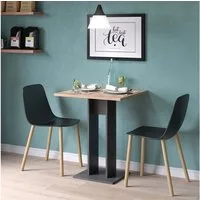 Vicco Esstisch Repose, Anthrazit, 65 x 65 cm (1-St)