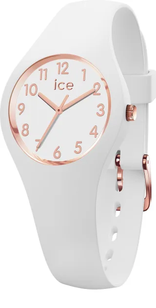 Ice Watch Ice Glam - Weiß Roségold - Zahlen Mädchen Weißer Uhr 015343