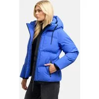 Navahoo Outdoorjacke Wolkentanz XIV Kurze Damen Steppjacke mit abnehmbarer Kapuze
