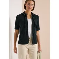 CECIL Sweatjacke mit Hoodie und Zipper