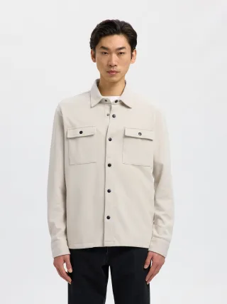 SELECTED MEN - SLMJACKIE SWEAT JACKET NOOS Oatmeal - Gr. - XL