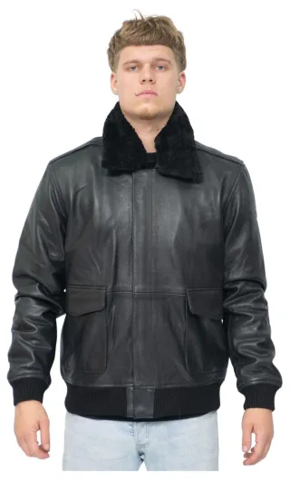 Herren Air Force A2 Rindsleder-Bomberjacke – Montreal