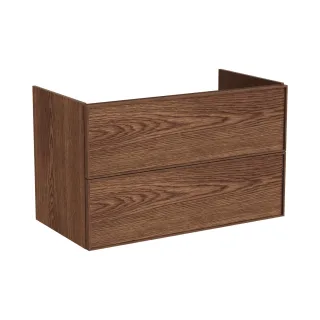 VitrA New Metropole Edge Waschtischunterschrank mit 2 Vollauszügen 98 x 52 x 60 cm (BxTxH),67371 67371