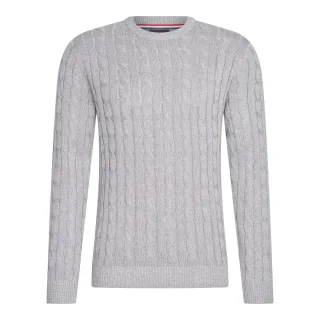 Cable Pullover Grijs von Cappuccino Italia in der farbe Grau und in größe L.