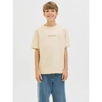 Jack & Jones Junior T-Shirt JORNORREBRO EMB TEE SS CN NOOS JNR Baumwolle, relaxed fit, Kurzarm