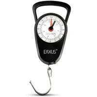 EAXUS Kofferwaage Analoge Kofferwaage / Gepäckwaage bis 35kg, Tragkraft 35 kg, (1-tlg), mit Gepäckhaken und Maßband, keine Batterien notwendig
