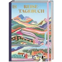 Reisetagebuch - In den Bergen / diverse, Urlaubs-Tagebuch zum Ausfüllen und Selbstgestalten mit Platz für 10 Reisen. Hochwertig ausgestattet mit Lesebändchen, Einstecktasche, Gummiband & Goldfolie