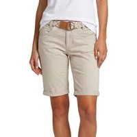 DENIMFY Bermudas Damen Shorts DFPia Regular Fit Chinoshorts mit Gürtel