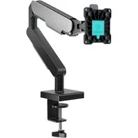 ONKRON Monitor-Halterung 13-32 Zoll, bis 8 kg, VESA 75x75-100x100, G50-B, (bis 34 Zoll, neigbar, schwenkbar, drehbar, Gasdruckfeder, Kabelmanagement)