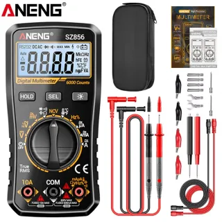 ANENG SZ855 SZ856 Digital Multimeter High-Precision True RMS AC/DC Voltage Current Temperature NCV Non-Contact Voltmeter