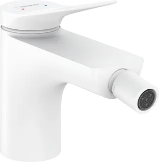 Hansgrohe Bidetmischer Vivenis m.Zugstangen-Ablaufgarnitur mattweiss, 75200700 75200700