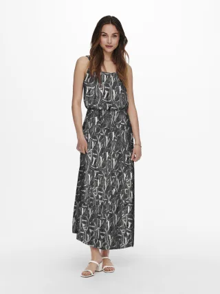 ONLY - ONLNOVA LIFE VIS STRAP MAXI DRESS WVN Vaporous Gray - Gr. - L