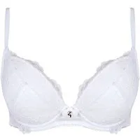 Gossard Dekolleté-BH Lace Push-Up BH White (Push-Up, 1-tlg., Spitze/Netz) verführerisch sexy