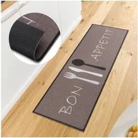 HANSE Home Küchenläufer Bon Appetit Cutlery, rechteckig, Höhe: 3 mm, Läufer, Rutschfest, Küchenteppich, Küche, Teppich, Pflegeleicht