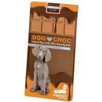 DUVO+ Hundeschokolade Dog Choc Erdnussbutter 100 g, Nassfutter für: Hund