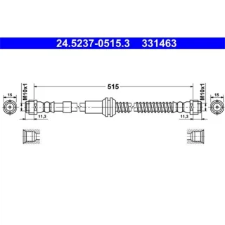 ATE Bremsschlauch vorne Audi Q7 Porsche Cayenne VW Touareg