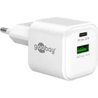 20 W USB-C PD GaN Dual-Schnellladegerät Nano weiß