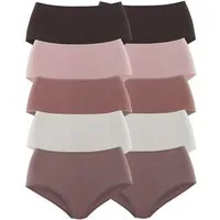 petite fleur by Lascana Taillenslip (10er-Pack) aus elastischer Baumwolle