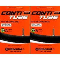 CONTINENTAL Fahrradschlauch 2x Continental Tour 28 Wide AV 40mm (47-622/62-622) 28 Zoll, 2,00, 2,10, 2,30, 2,35, 2,40, 2,25, (2-St)