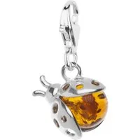 OSTSEE-SCHMUCK Kettenanhänger Ostsee-Schmuck Charm-Einhänger Marienkäfer (1-tlg)