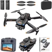 Goldstern-Tech RC-Quadrocopter S158 MAX (GPS-Drohne, Full-HD Videoübertragung), Bildschirm-Controller, Headless-Modus & Auto-Return