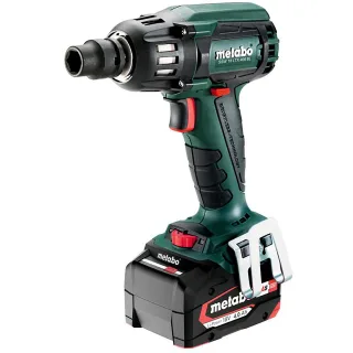 Metabo Akku-Schlagschrauber SSW 18 LTX 400 BL metaBOX 145 - 18V 2x4Ah Li-Power + ASC 55 - 602205500