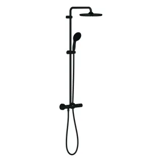 GROHE Duschsystem Tempesta 250 26670_1 Brause-THM KB Tempesta 250 matt black, 266702431 266702431