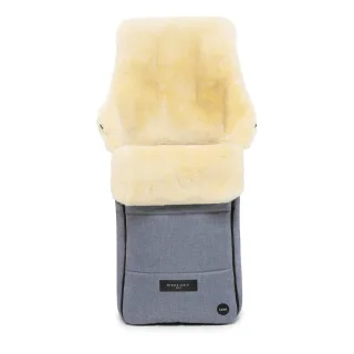 Christ Arosa Luxe Lammfellfußsack Vollfell Grigio