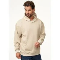 SOULSTAR Hoodie S2OSAN Herren Oversize Kapuzenpullover mit Button Pullover Sweater