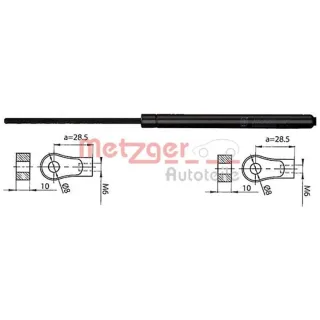 Metzger Gasfeder f?r Motorhaube Audi A4 B5