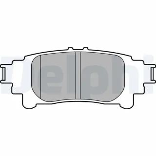 Delphi Bremsbel?ge hinten Lexus Gs Is Rc