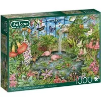 Jumbo Spiele Puzzle Debbie Cook Tropical Conservatory 1000 TeilePuzzle, 1000 Puzzleteile, Made in Europe
