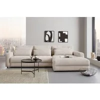Home affaire Ecksofa Bloomfield, bequem und elegant, Breite 303cm, L-Form, mit Bettfunktion und Bettkasten, Unser Dauertiefpreis