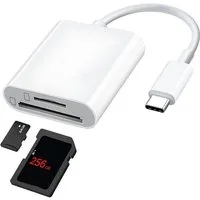 PlugUp Speicherkartenleser SD-Kartenleser 2 in 1 Speicherkartenleser SD- & microSD Card Reader, SD- & microSD Kartenleser für Windows, Linux, Apple, Android & macOS