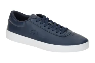 Lacoste SMA0065 Court Sneakers Navy/White Echtleder Herrenschuhe