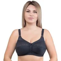 Verally Bügelloser BH VERALLY Entlastungs BH ohne Bügel für große Größen, sehr bequem, hoher (Set, 1-tlg) Basic Dessous
