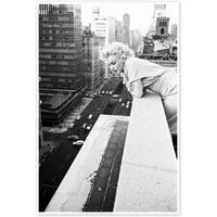 Posterlounge Wandbild Marilyn Monroe in New York II, Celebrity Collection, erhältlich als Poster, Leinwandbild, Wandsticker oder Acrylglasbild