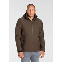 Killtec Funktionsjacke mit abzippbarer Kapuze, Langarm, wasserdicht, atmungsaktiv