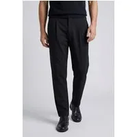 Calvin Klein Bundfaltenhose TAPERED TECH KNIT PLEATED PANT Regular fit mit elastischem Bund