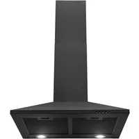 exquisit Wandhaube KH 60-8.3 (sw) KH 60-8.3 (sw), Pyramidenförmige Haube – stilvoll & flexibel mit LED-Beleuchtung